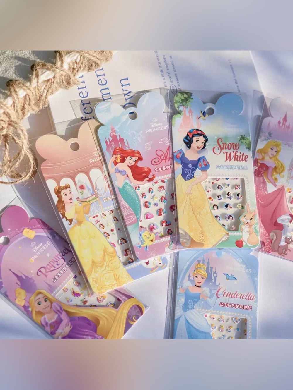 Kids Princesses Nail Sticket Set